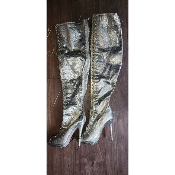 Jubilee Thigh High Boots - Picture 1 of 7